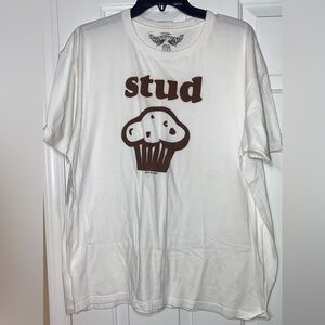 Women’s Savvy White Stud T-Shirt